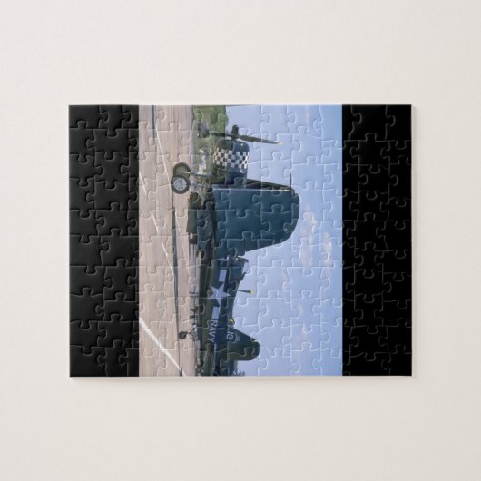Vought F4U Seeräuber, gefaltete Wings_WWII Puzzle (Horizontal)