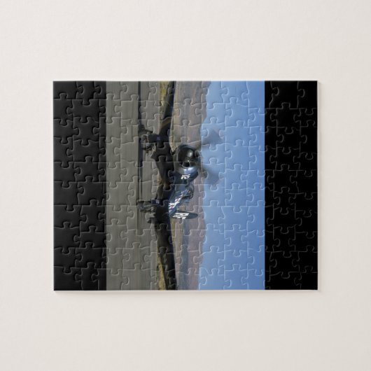 Vought F4U Seeräuber, links Front_WWII Flugzeuge Puzzle (Horizontal)