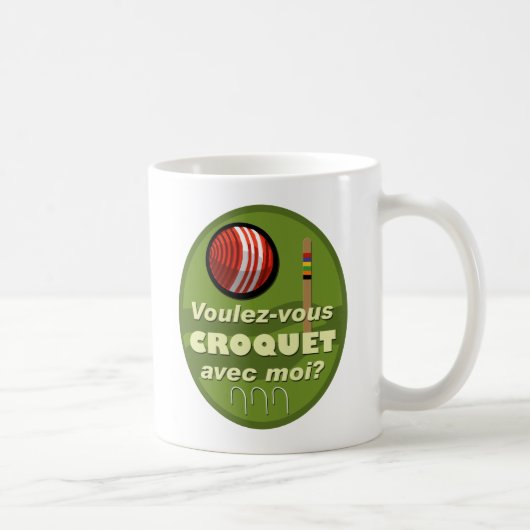 Voulez-vous Krokett avec moi? Kaffeetasse (Rechts)