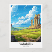 Voulubilis Marokko Kunst, Dichtung und Musik Postkarte (Vorderseite)