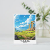 Voulubilis Marokko Kunst, Dichtung und Musik Postkarte (Stehend Vorderseite)