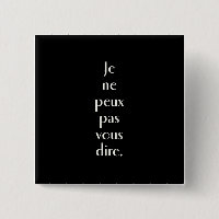 Vous entsetzliches Je Ne peux Pas