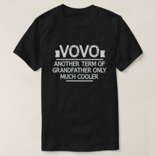 Vovo Definition Funny bedeutet Cool Opa-Geschenk  T-Shirt