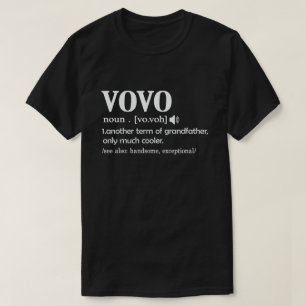 Vovo Definition Funny bedeutet Cool Opa-Geschenk T-Shirt