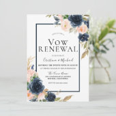 Vow Renewal Einladung (Stehend Vorderseite)