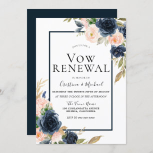 Vow Renewal Einladung
