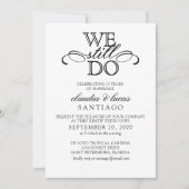 Vow Renewal Einladung (Vorderseite)