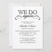 Vow Renewal Einladung (Vorderseite)