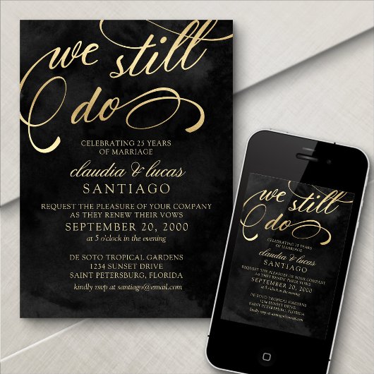 Vow Renewal Einladung