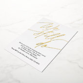 Vow Renewal Einladungen Einfache Golfregion (Gedreht)