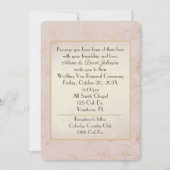 Vow Renewal Gold Foil Leaf Einladung (Vorderseite)