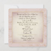 Vow Renewal Gold Foil Leaf Einladung (Vorderseite)