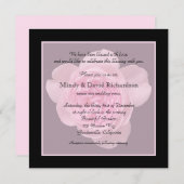 Vow Renewal Light Pink Rose Einladung (Vorne/Hinten)