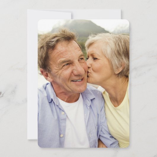 Vow Verlängerung 2 Foto Overlay Wir machen wieder Einladung (Rückseite)