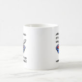 Vowel Movement Funny Mug Kaffeetasse (Mittel)