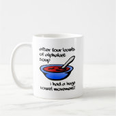 Vowel Movement Funny Mug Kaffeetasse (Links)