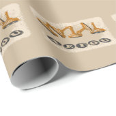 Vowels AEIOU Englisch Geschenkpapier (Rolleneckpunkt)