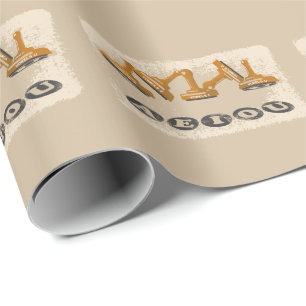 Vowels AEIOU Englisch Geschenkpapier