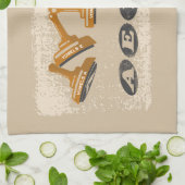 Vowels AEIOU Englisch Geschirrtuch (Gefaltet)