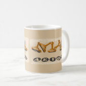 Vowels AEIOU Englisch Kaffeetasse (VorderseiteRechts)