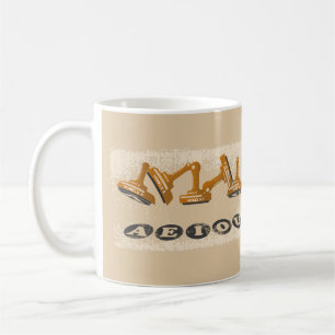 Vowels AEIOU Englisch Kaffeetasse