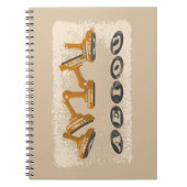 Vowels AEIOU Englisch Notizblock (Vorderseite)