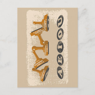 Vowels AEIOU Englisch Postkarte