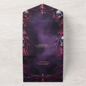 Vows Beyond the Veil – Gothic Wedding Art  All In One Einladung (Außenbereich)