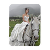 #VowsAndWowFlexible Photo Magnet (Vertikal)