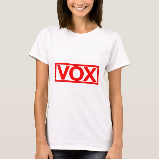 Vox-Briefmarke T-Shirt (Vorderseite)