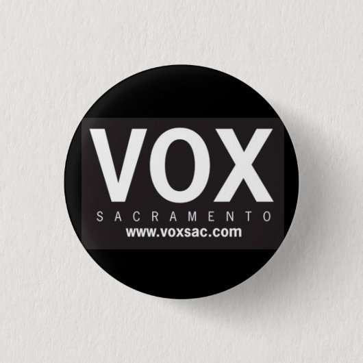 VOX_LogoBLK_HR Button (Vorderseite)