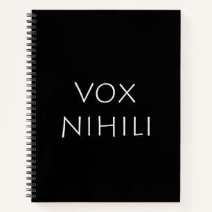 Vox nihili notizblock