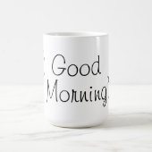 Voxkitty schwarze Katze - guter Morgen Kaffeetasse (Mittel)