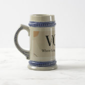 Voxy-Taschentuch Bierglas (Links)