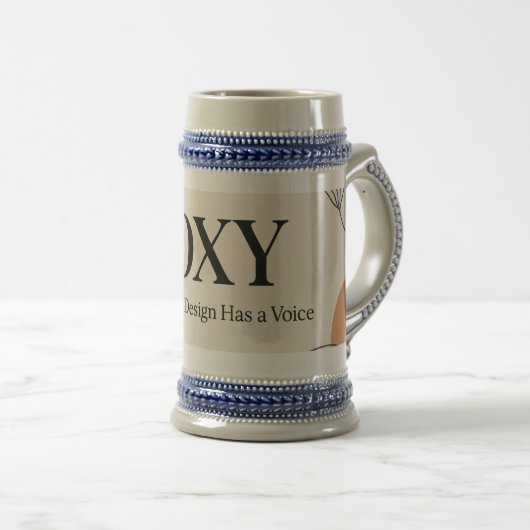 Voxy Tote Bag Bierglas (VorderseiteRechts)