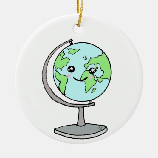 Voy a dar la vuelta al mundo keramik ornament (Vorne)