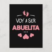 Voy a ser abuelita postkarte (Vorderseite)