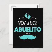 Voy a ser abuelito postkarte (Vorne/Hinten)