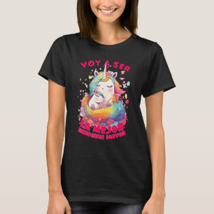 Voy a Ser la Mejor Hermana Mayor Anuncio del Bebé, T-Shirt