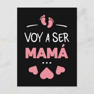 Voy a ser mama postkarte