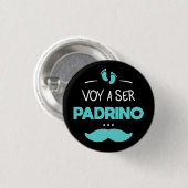 Voy a ser padrino button (Vorne & Hinten)