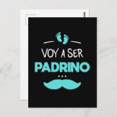 Voy a ser padrino postkarte (Vorne/Hinten)