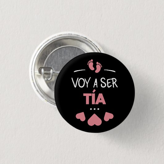 Voy a ser tia button (Vorne & Hinten)