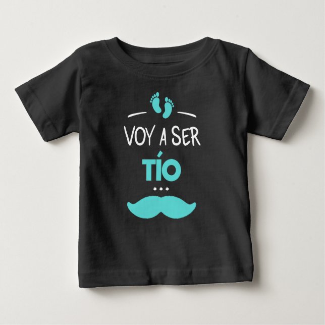 Voy a ser tio baby t-shirt (Vorderseite)