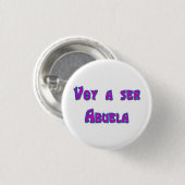 Voy ein ser Abuela Button (Vorne & Hinten)