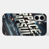 "Voyage Beyond: The Space Capsule Odyssey" Case-Mate iPhone Hülle (Rückseite (Horizontal))