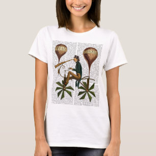 Voyage einen La Lune Heißluft-Ballon T-Shirt