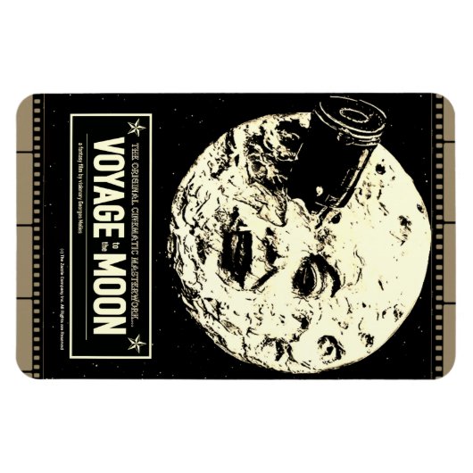 *VOYAGE zum MOON* Flexible Magnet (Horizontal)