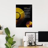 Voyager 1 Golden Record - Poster (Heimbüro)
