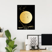 Voyager 1 Golden Record - Poster (Heimbüro)